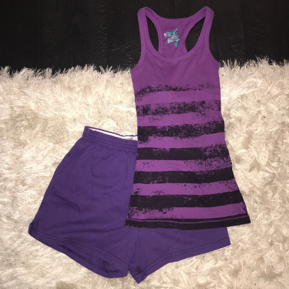 Soffe shorts and tank top